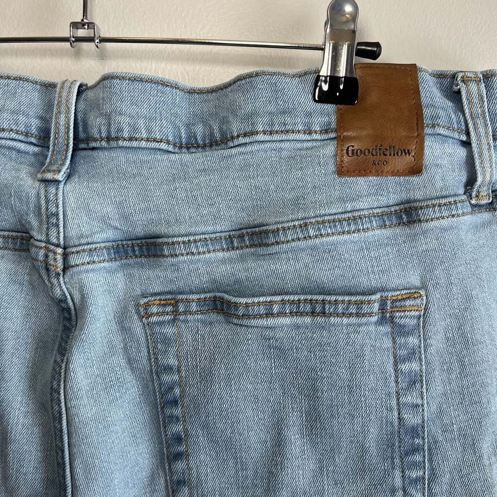 Goodfellow & Co Men's Total Flex Fit Jeans Light Wash Size 38W X 27” Denim Pants - Picture 7 of 13